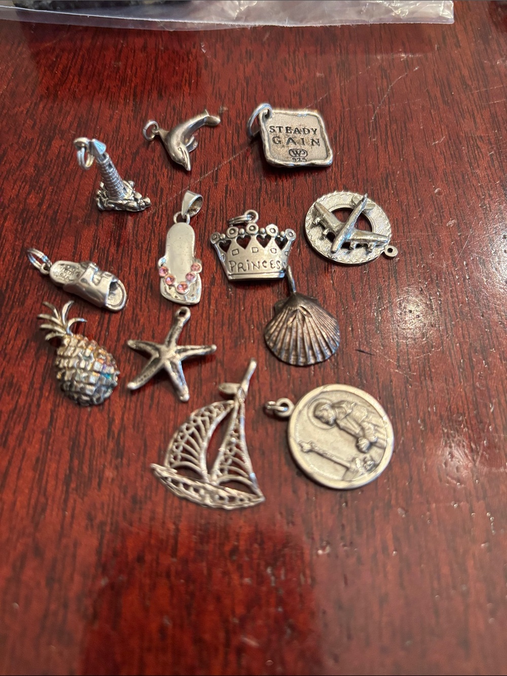 Sterling Silver Kids Charm Mix in Silver - Assorted Designs